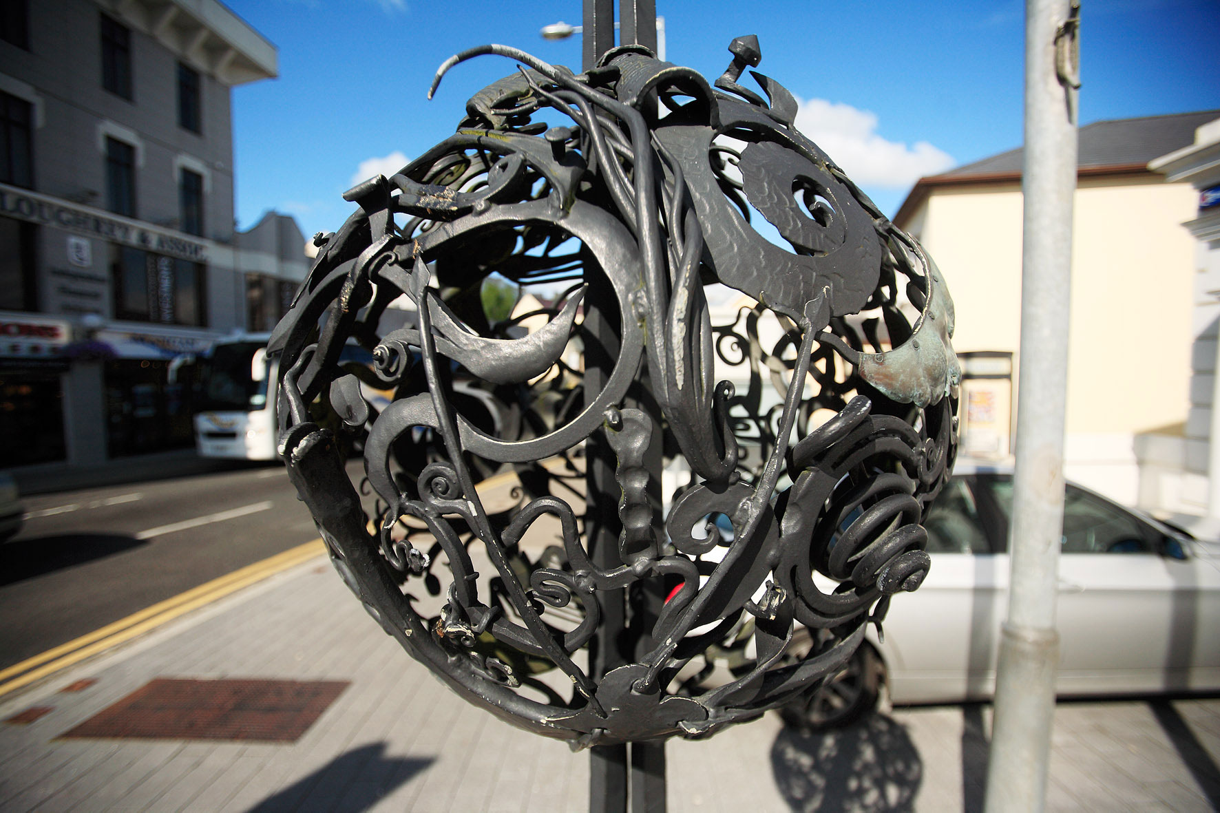 close up photo of the blacksmith's ball