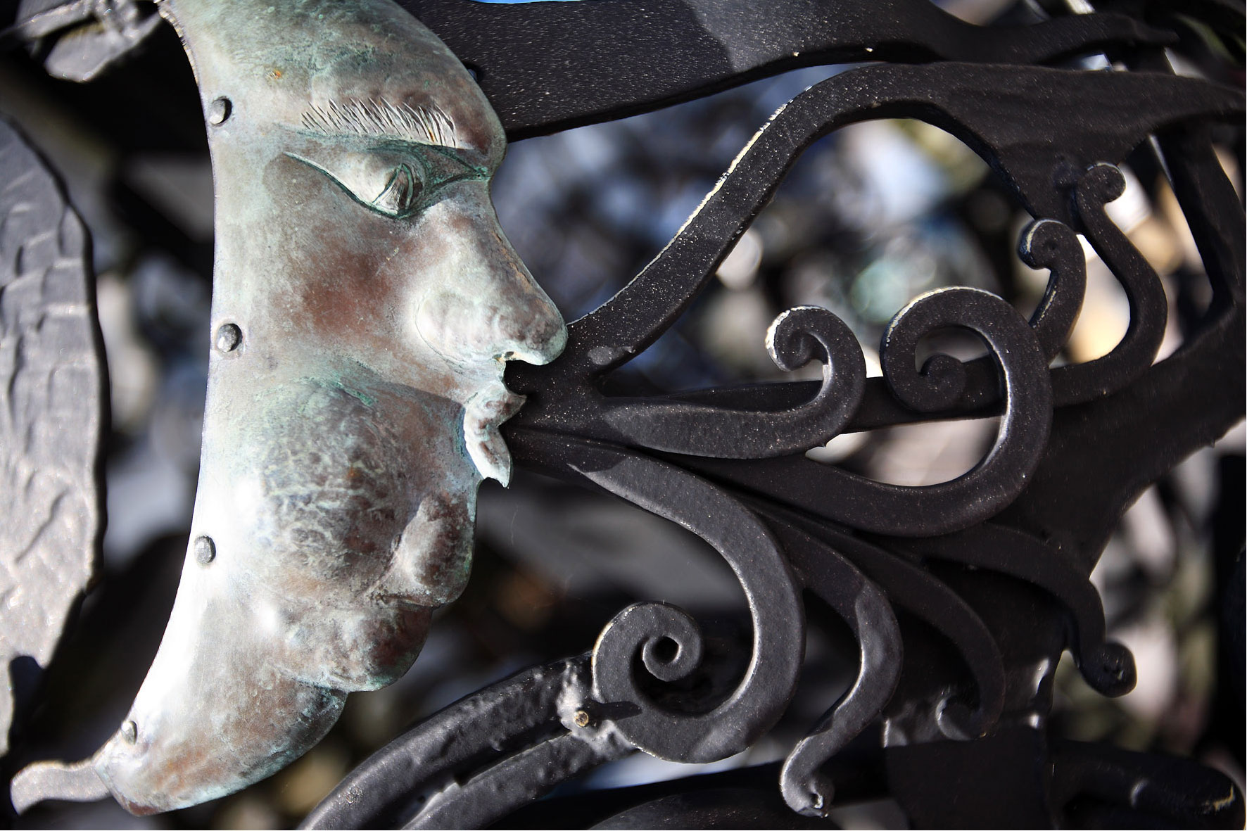 close up photo of the blacksmith's ball