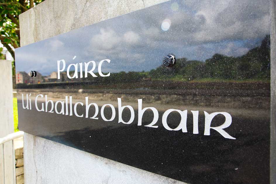 photo of letters carved into stone