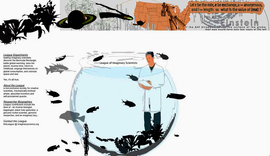 The League of Imaginary Scientists web page